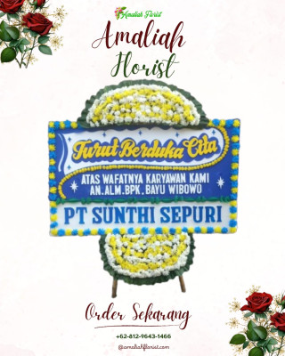 Papan Bunga Duka di Helvetia Timur