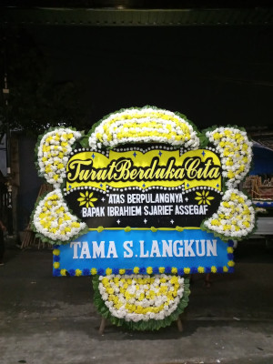 Papan Bunga Duka di Helvetia Timur