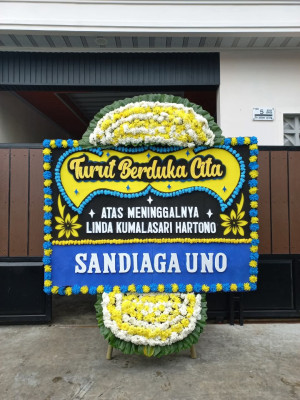 Papan Bunga Duka di Helvetia Timur